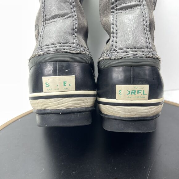 SOREL Winter Boots Joan of Arctic Insulated Waterproof Gray Size 5 Tall Duckboot - Picture 11 of 14